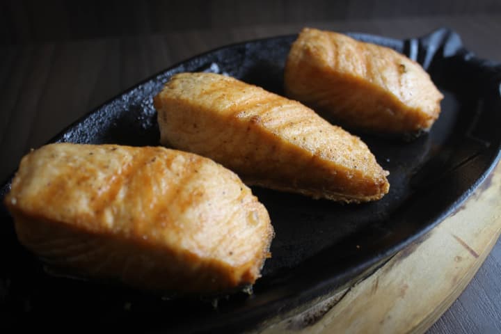 Salmão grelhado